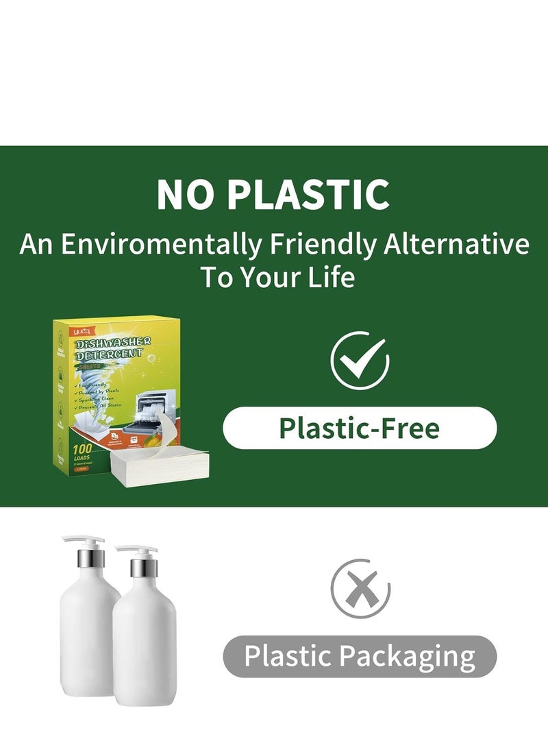 Grease  Stain Remover Dishwasher Cleaning Tablets - Multi-Functional, Eco-Friendly, Hypoallergenic, Safe for Kids  All Surfaces, 5X Cleaning Power, Soft Water Formula, 100% Dissolvable, Fres - Image 5